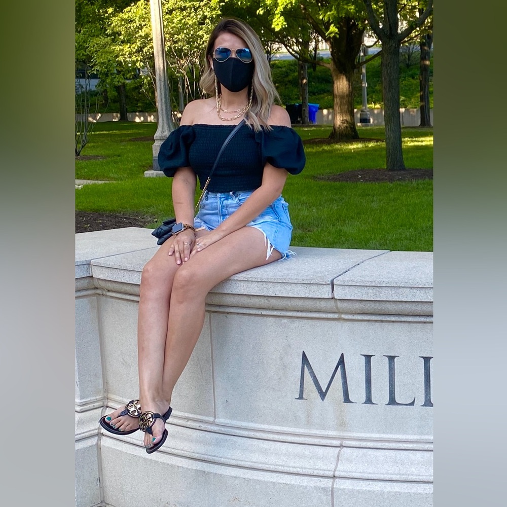 Off the shoulders top